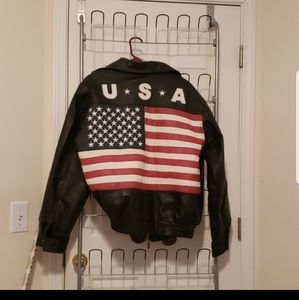 USA leather jacket